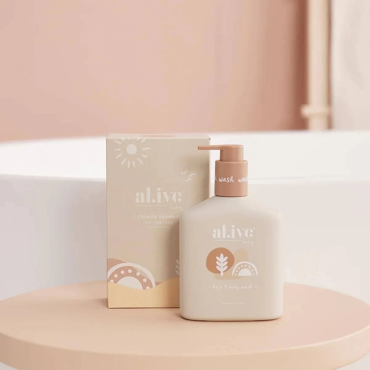 al.ive body Baby Hair and Body Wash - Calming Oatmeal - Image 3