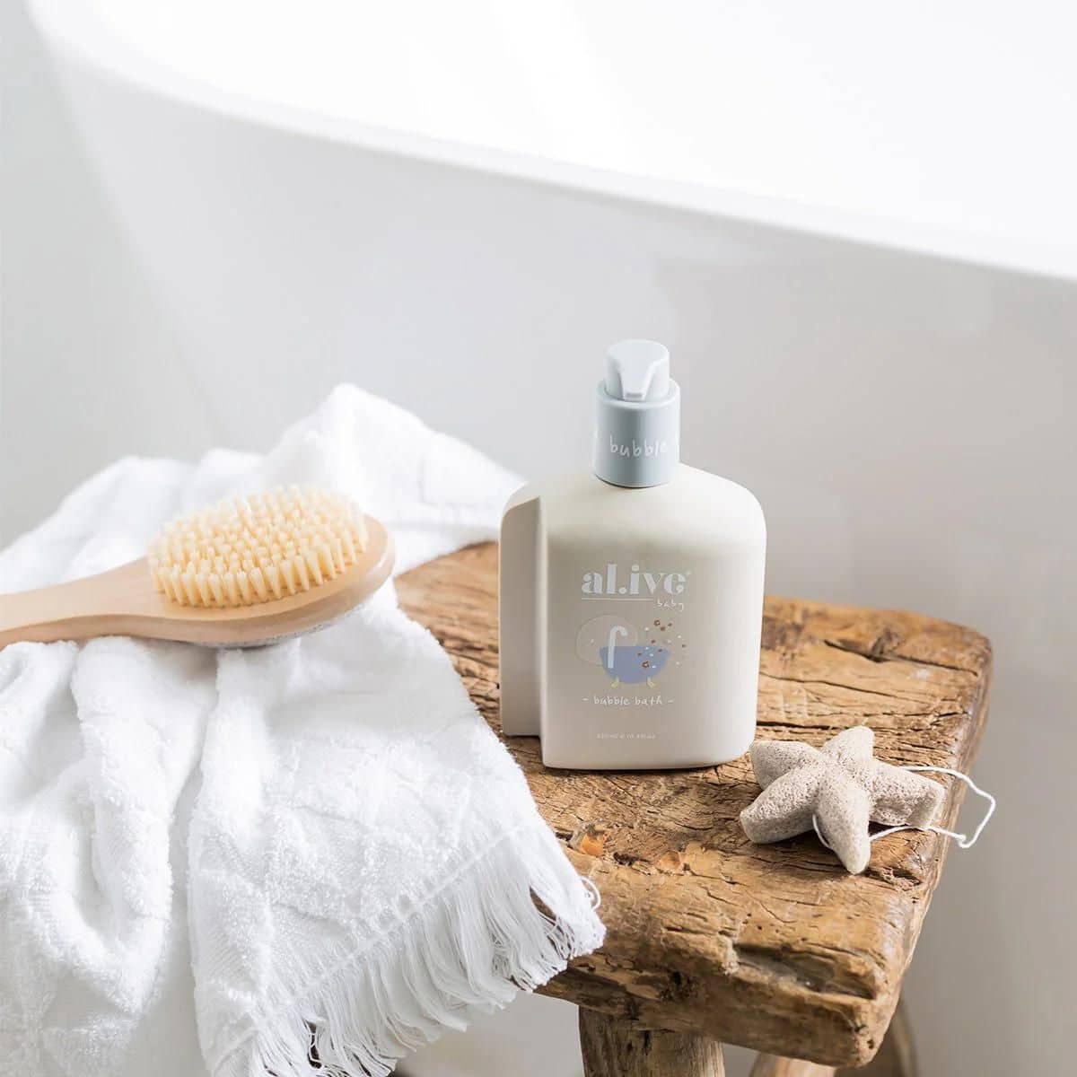 al.ive body Baby Konjac Sponge - White - Image 4
