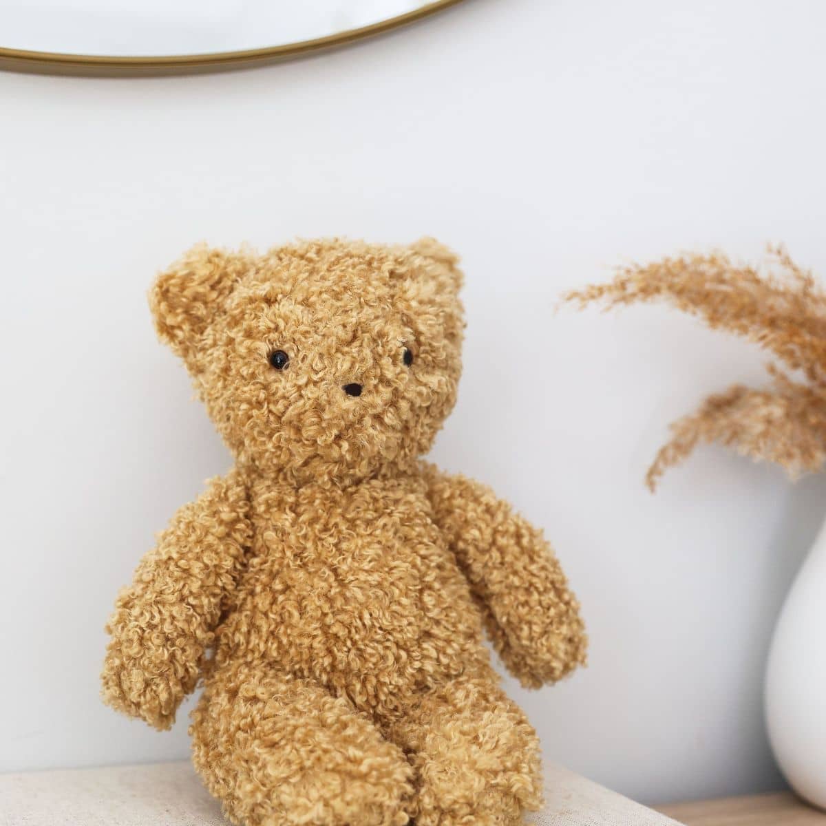 Alimrose Charlie Sherpa Baby Bear - Caramel - Image 2