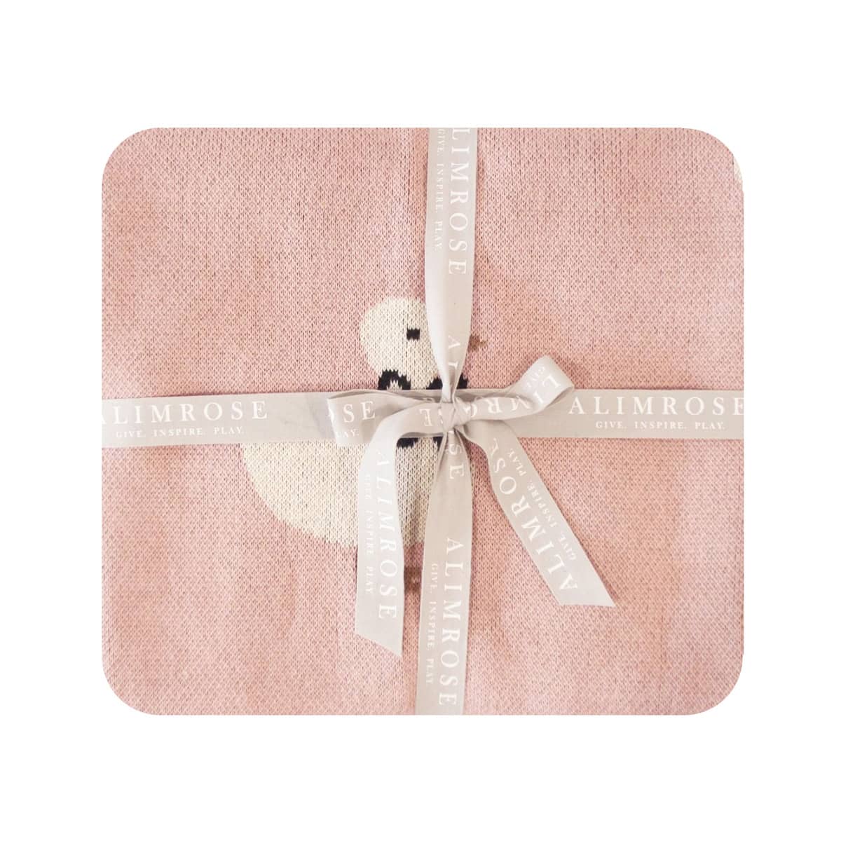 Alimrose Cotton Knit Baby Blanket - Duck Petal - Image 3