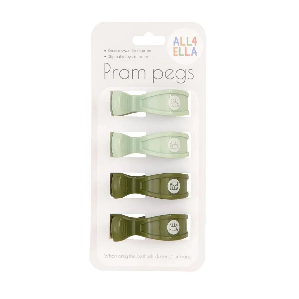 All4Ella Pram Pegs 4pk