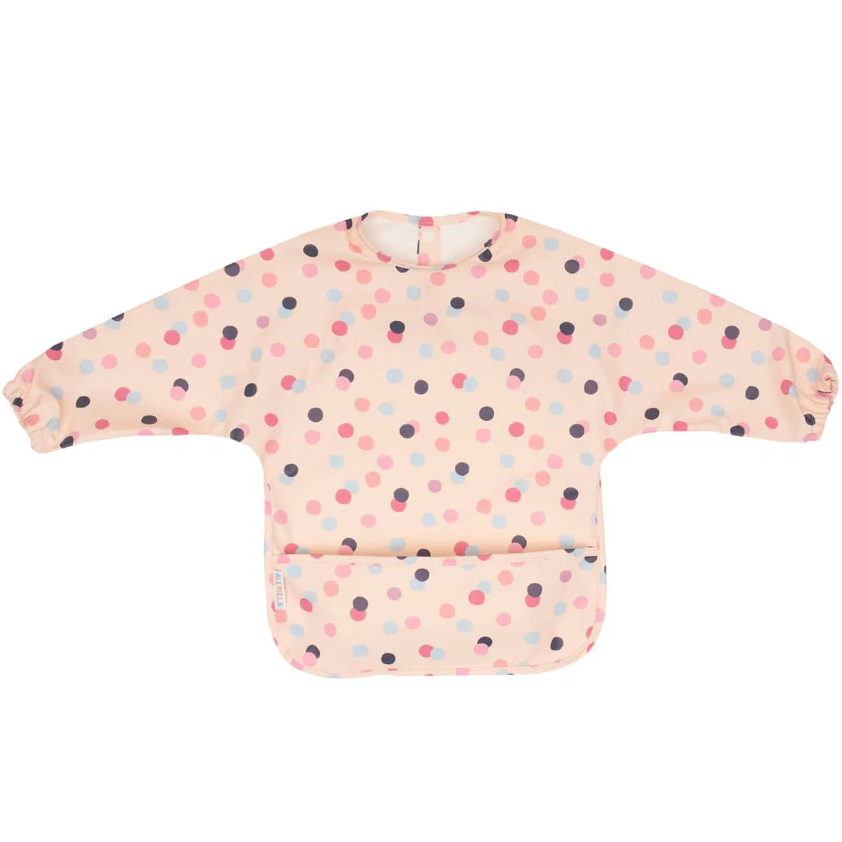 All4Ella Recycled Long Sleeve Bib - Confetti