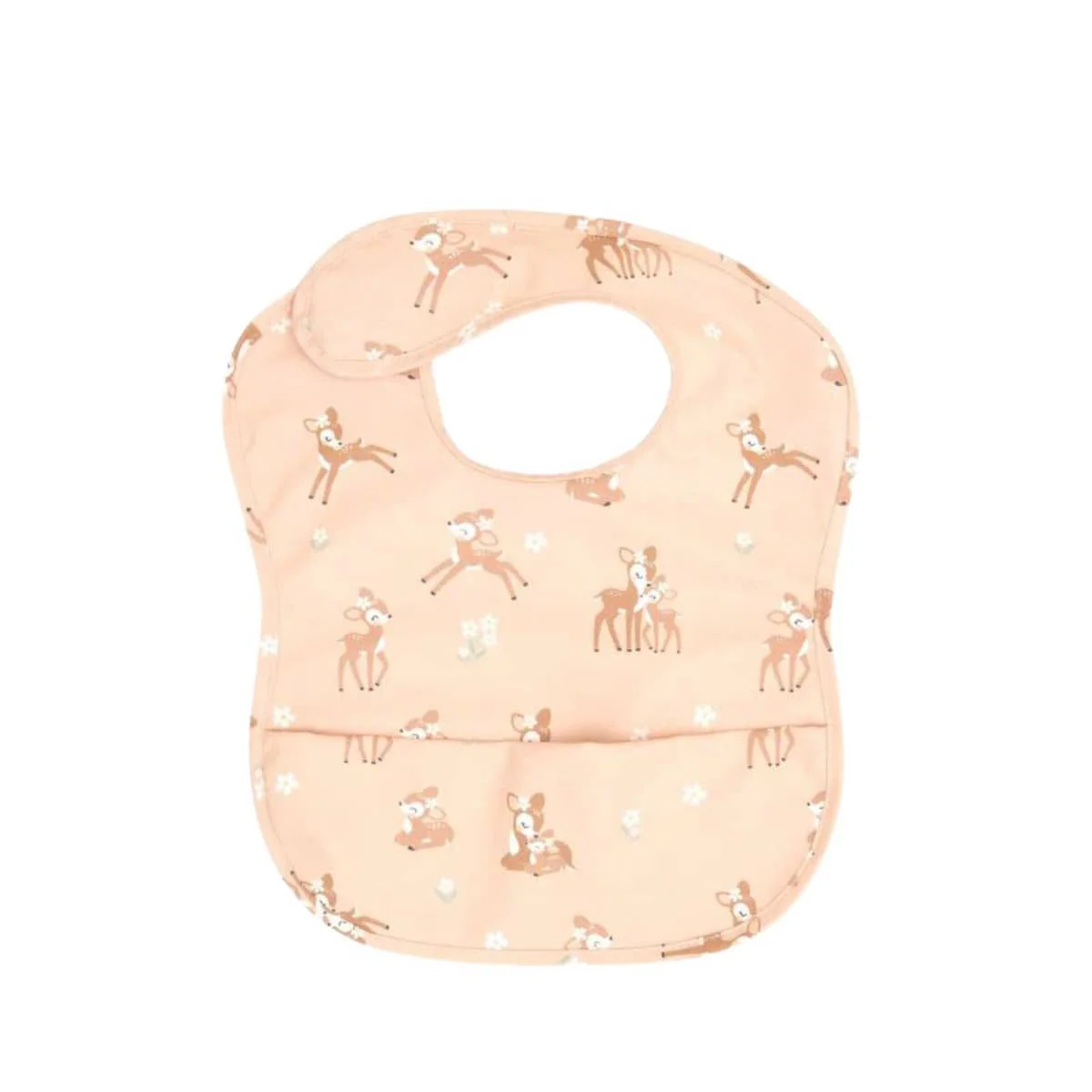 All4Ella Recycled Pouch Bib - Fawn - Image 2