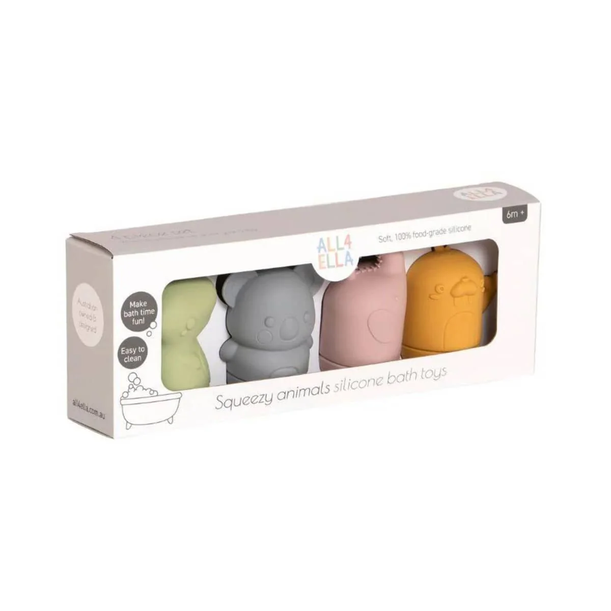 All4Ella Silicone Bath Toys - Animal Friends - Image 5