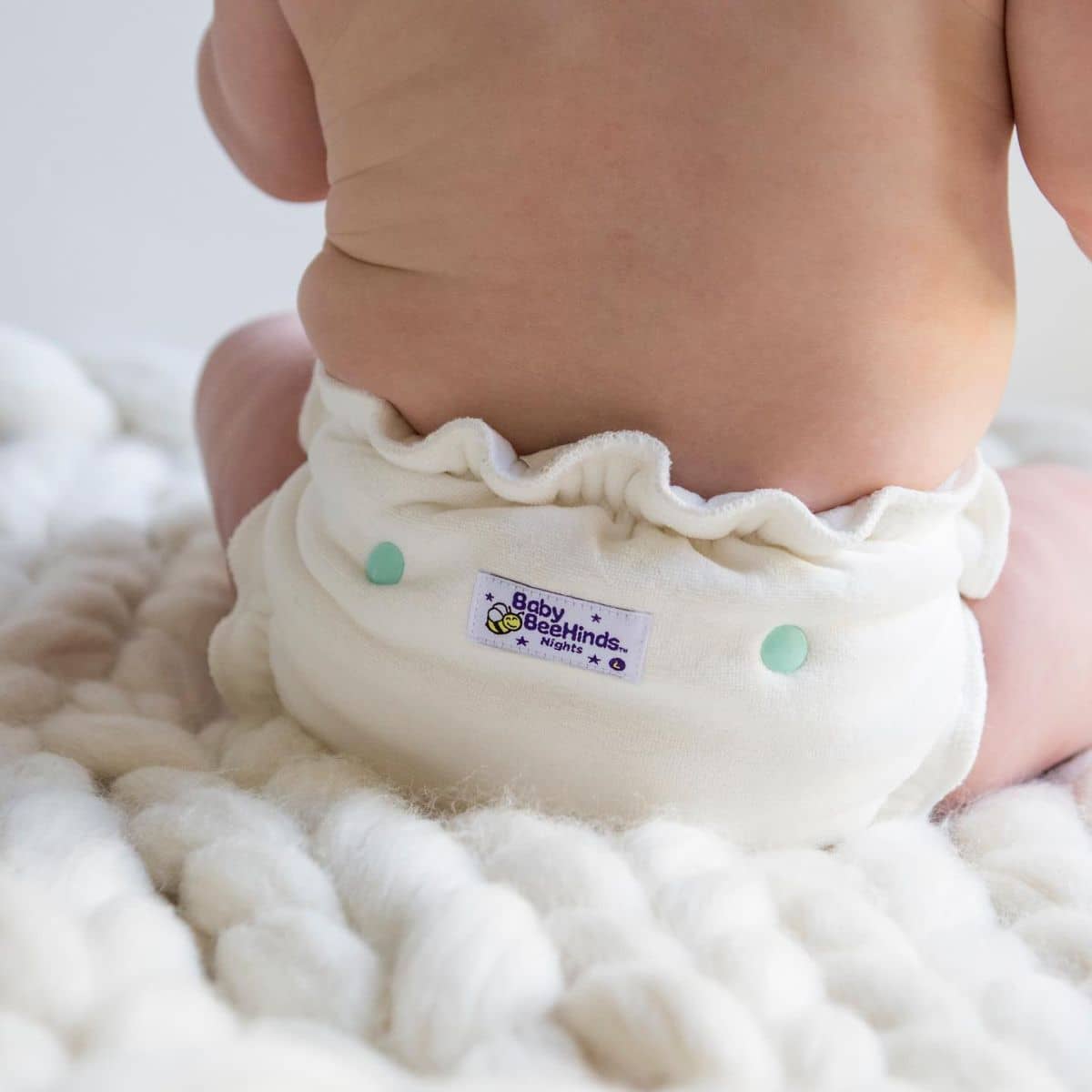 Baby BeeHinds Night Cloth Nappy - Small - Image 4