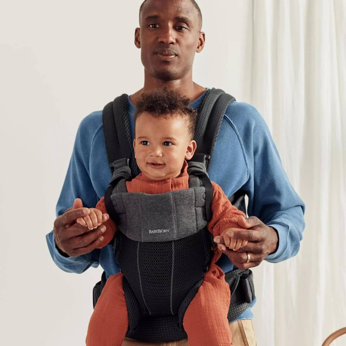 BabyBjorn Baby Carrier Harmony - Black 3D Mesh - Image 10