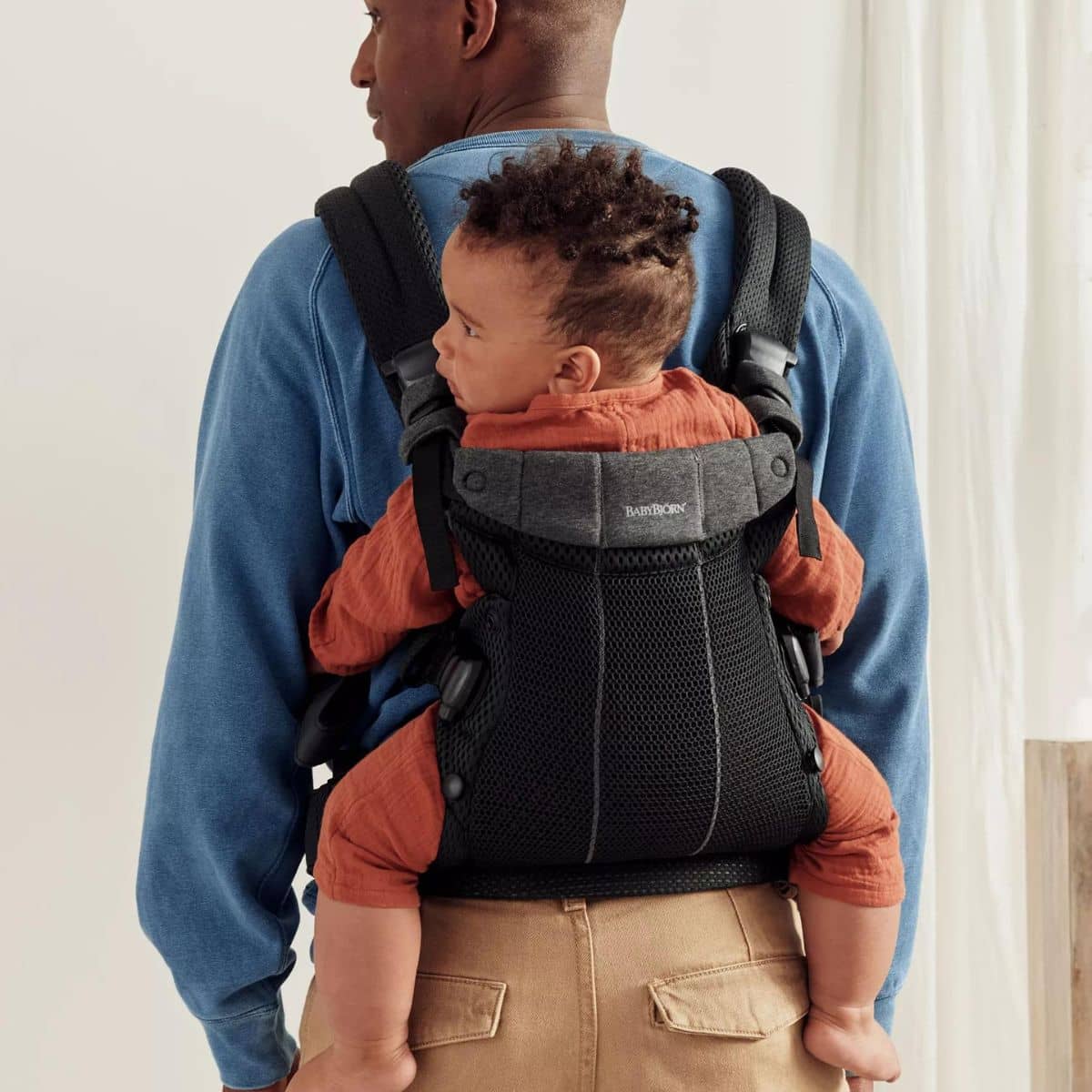 BabyBjorn Baby Carrier Harmony - Black 3D Mesh - Image 11