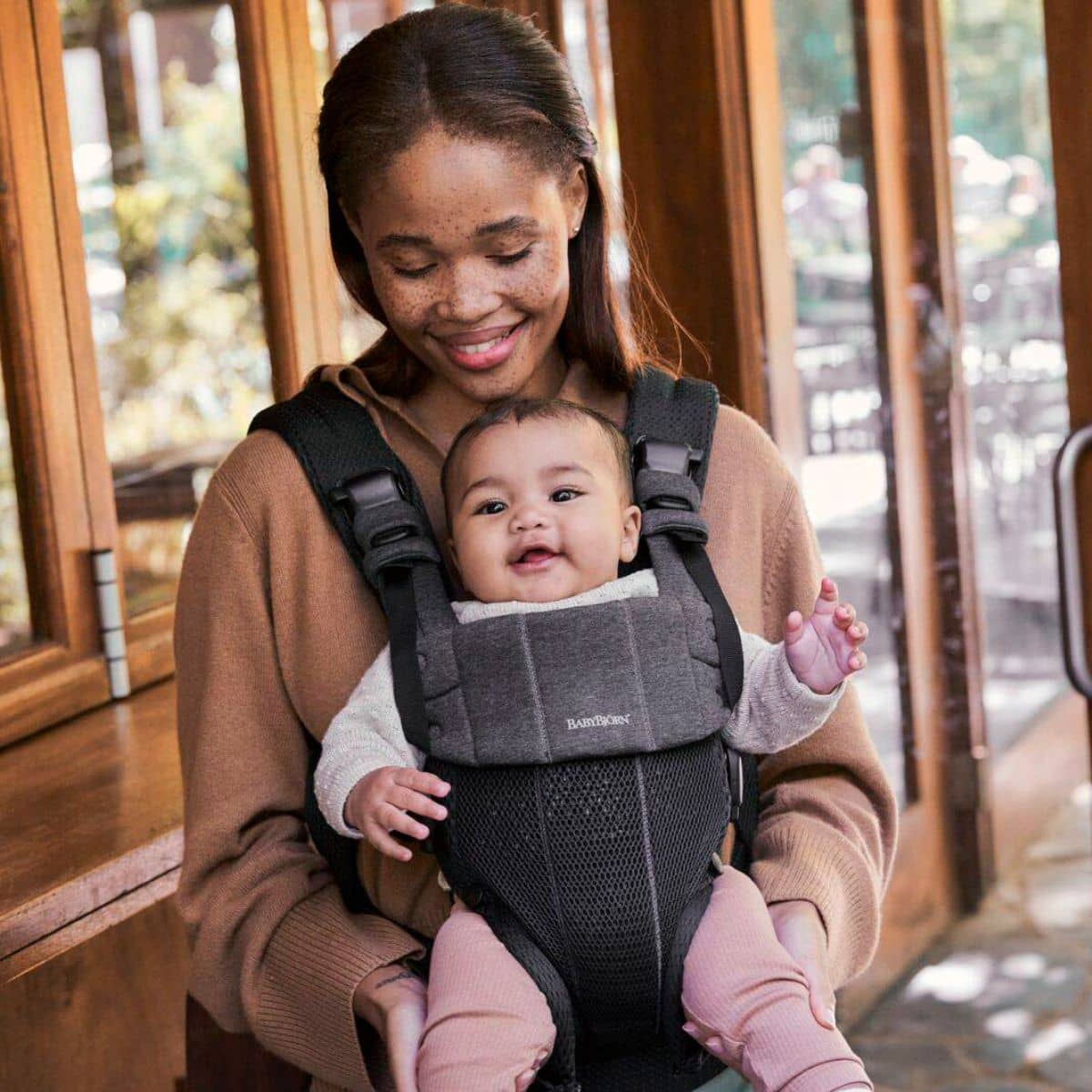 BabyBjorn Baby Carrier Harmony - Black 3D Mesh - Image 12