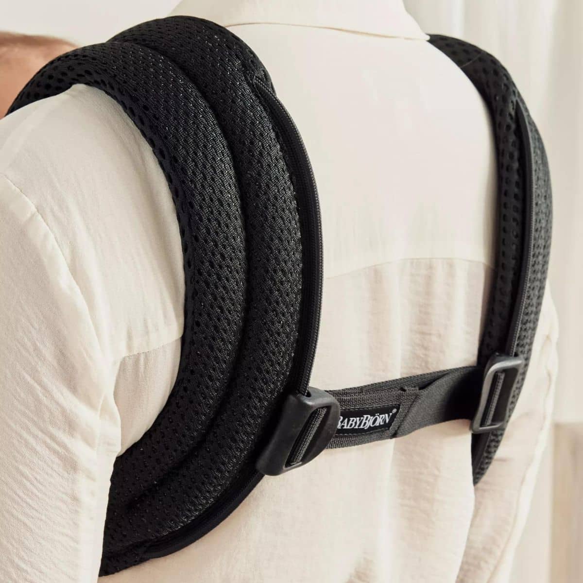 BabyBjorn Baby Carrier Harmony - Black 3D Mesh - Image 7