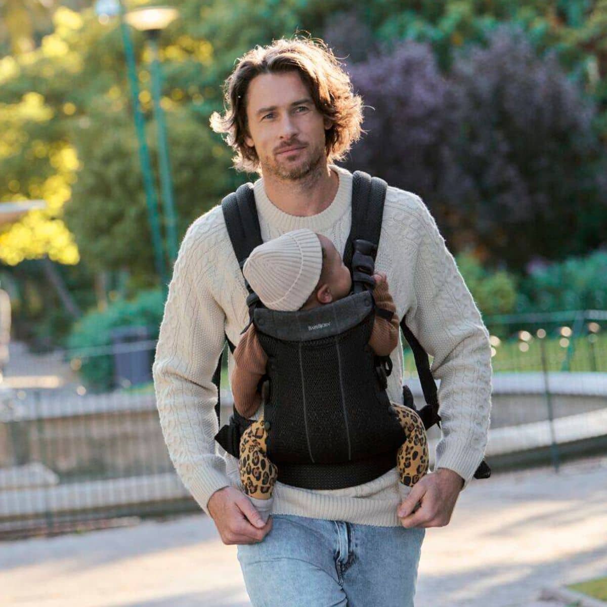 BabyBjorn Baby Carrier Harmony - Black 3D Mesh - Image 8