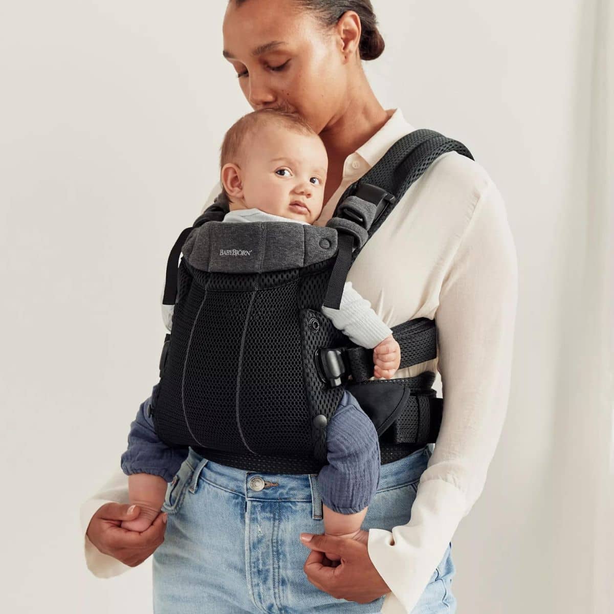 BabyBjorn Baby Carrier Harmony - Black 3D Mesh - Image 9