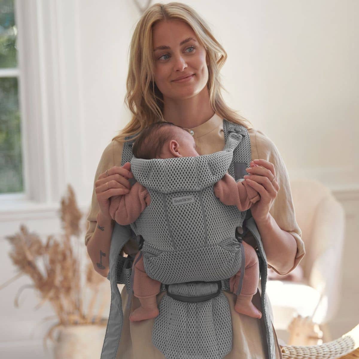 BabyBjorn Baby Carrier Move - Grey 3D Mesh - Image 3