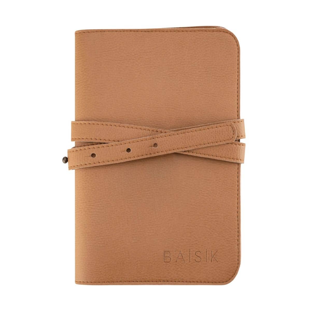Baisik Vegan Leather Nappy Wallet - Tan