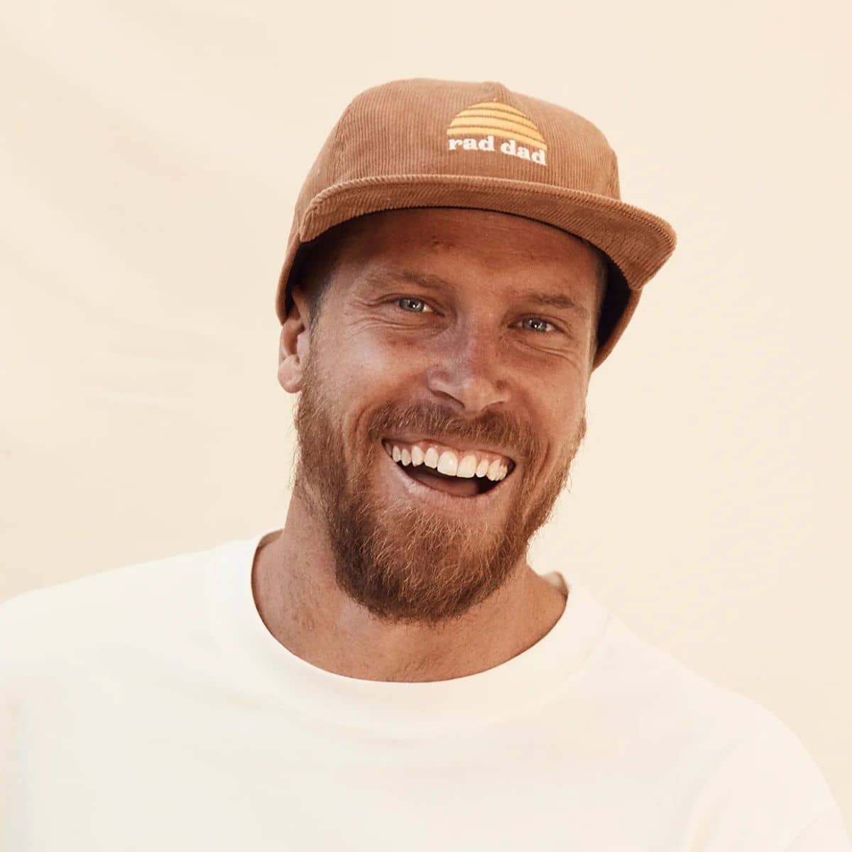 Banabae Organic Cord Tan Baseball Cap - Rad Dad - Image 3