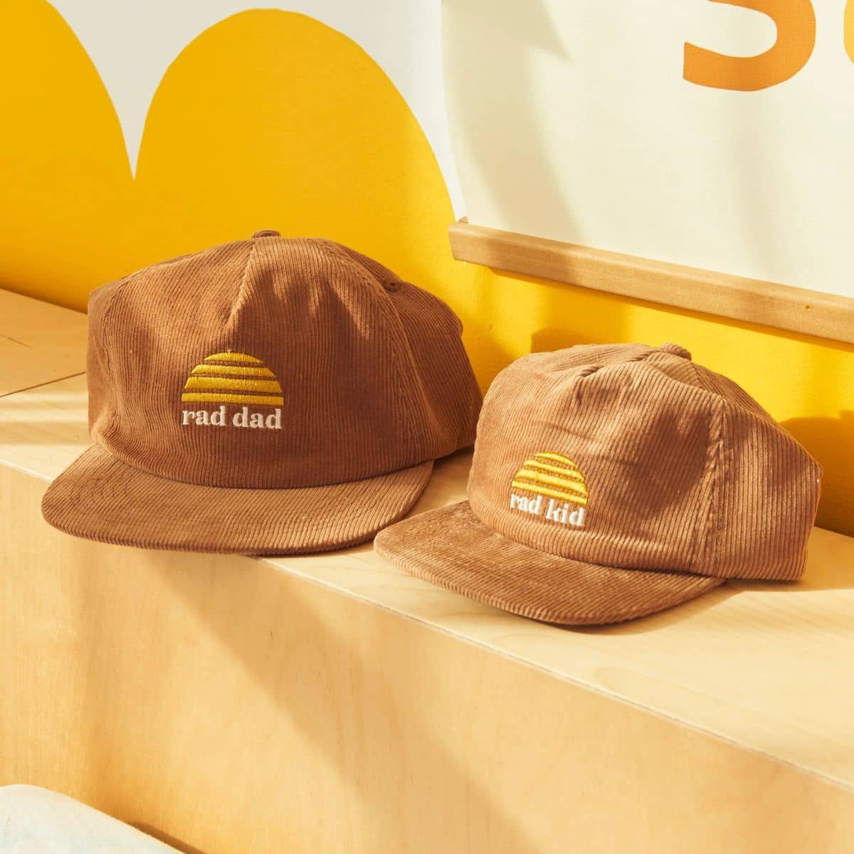 Banabae Organic Cord Tan Baseball Cap - Rad Kid - Image 4