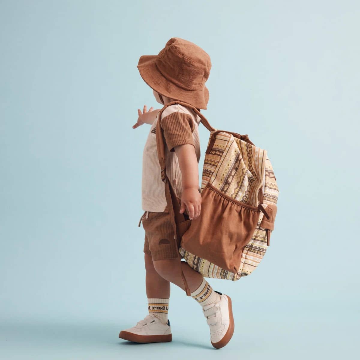 Banabae Organic Cord Tan Bucket Hat - Rad Kid - Image 4