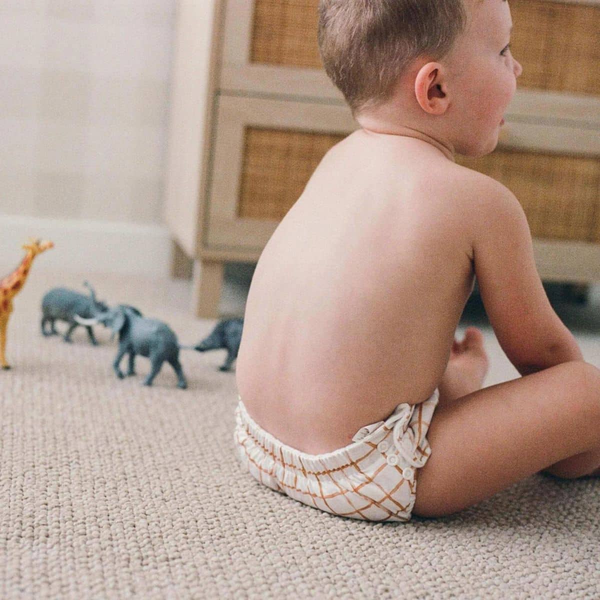 Bare and Boho Soft Cover Nappy 2.0 - One Size - Hopscotch - Image 5