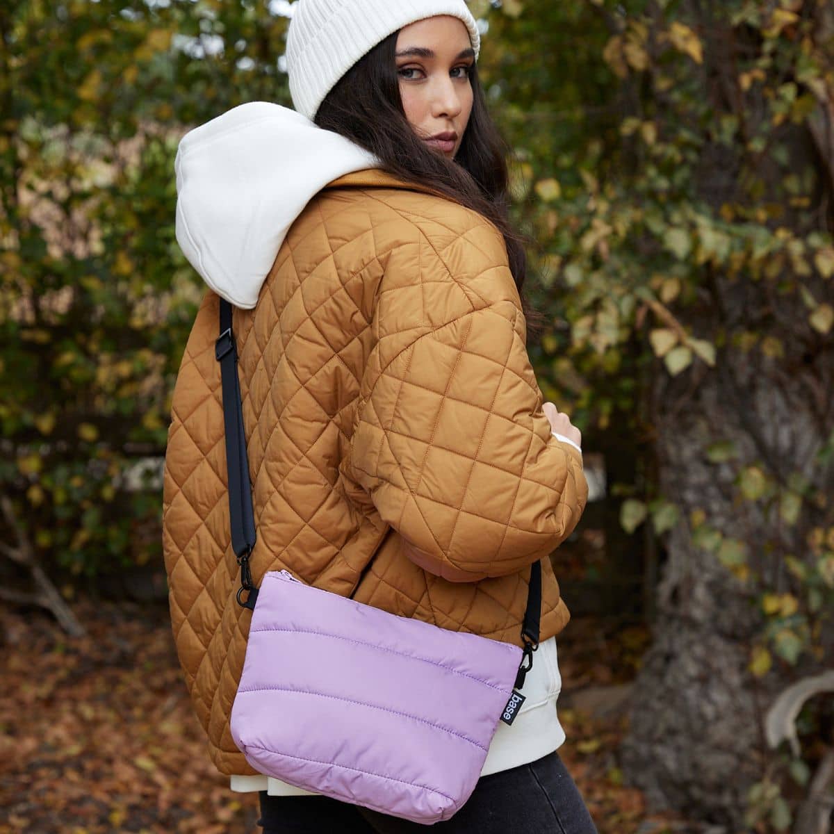 Base Cloud Collection - Stash Base Crossbody Bag - Lilac - Image 5