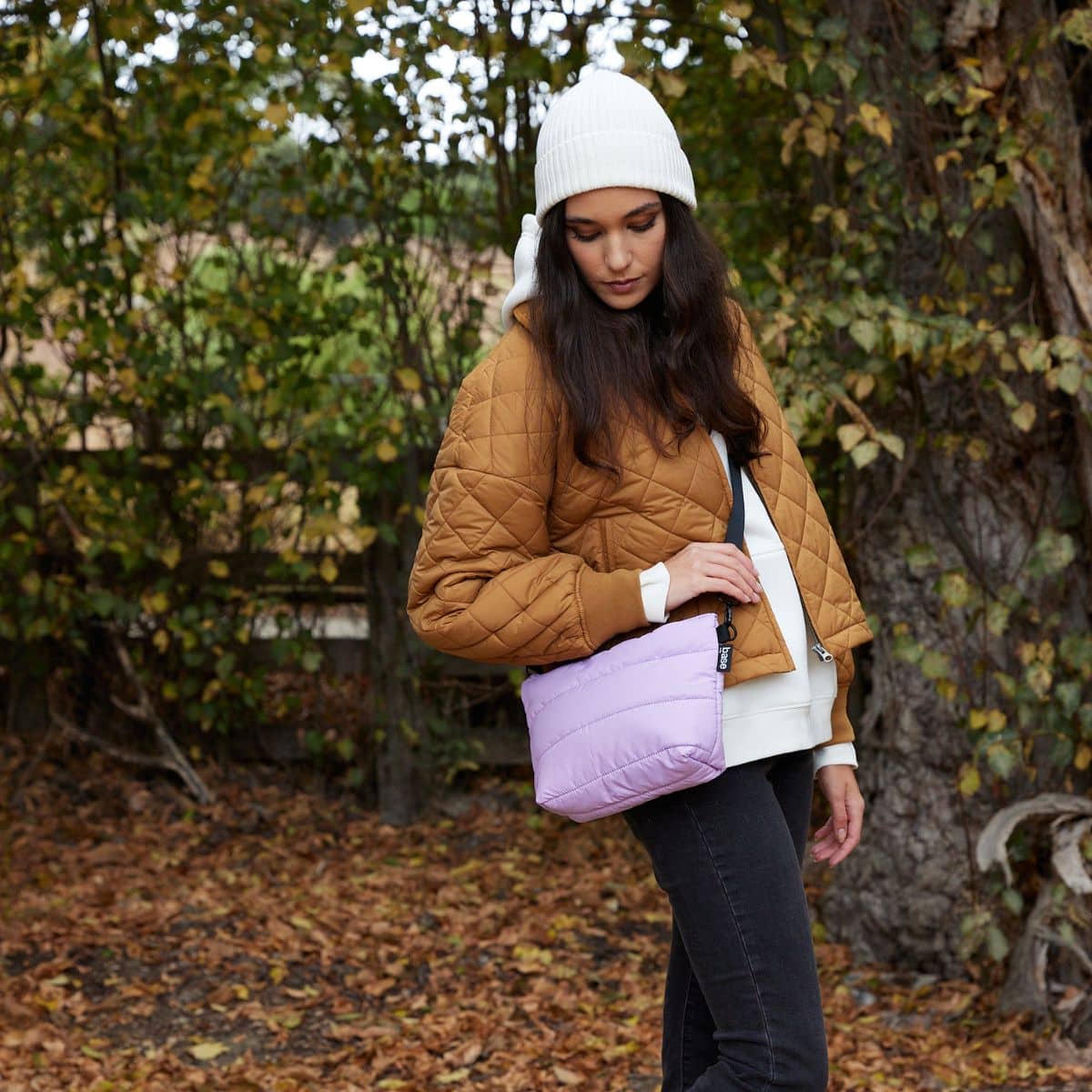 Base Cloud Collection - Stash Base Crossbody Bag - Lilac - Image 8