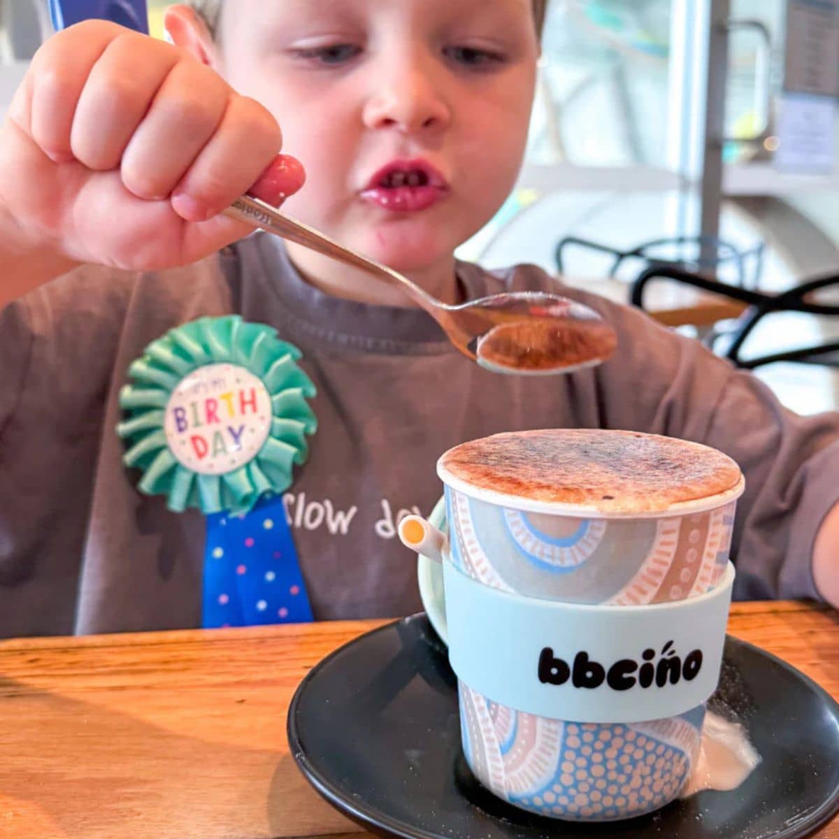 BBcino Reusable Cup - 240ml BambinoCino - Coast - Image 2