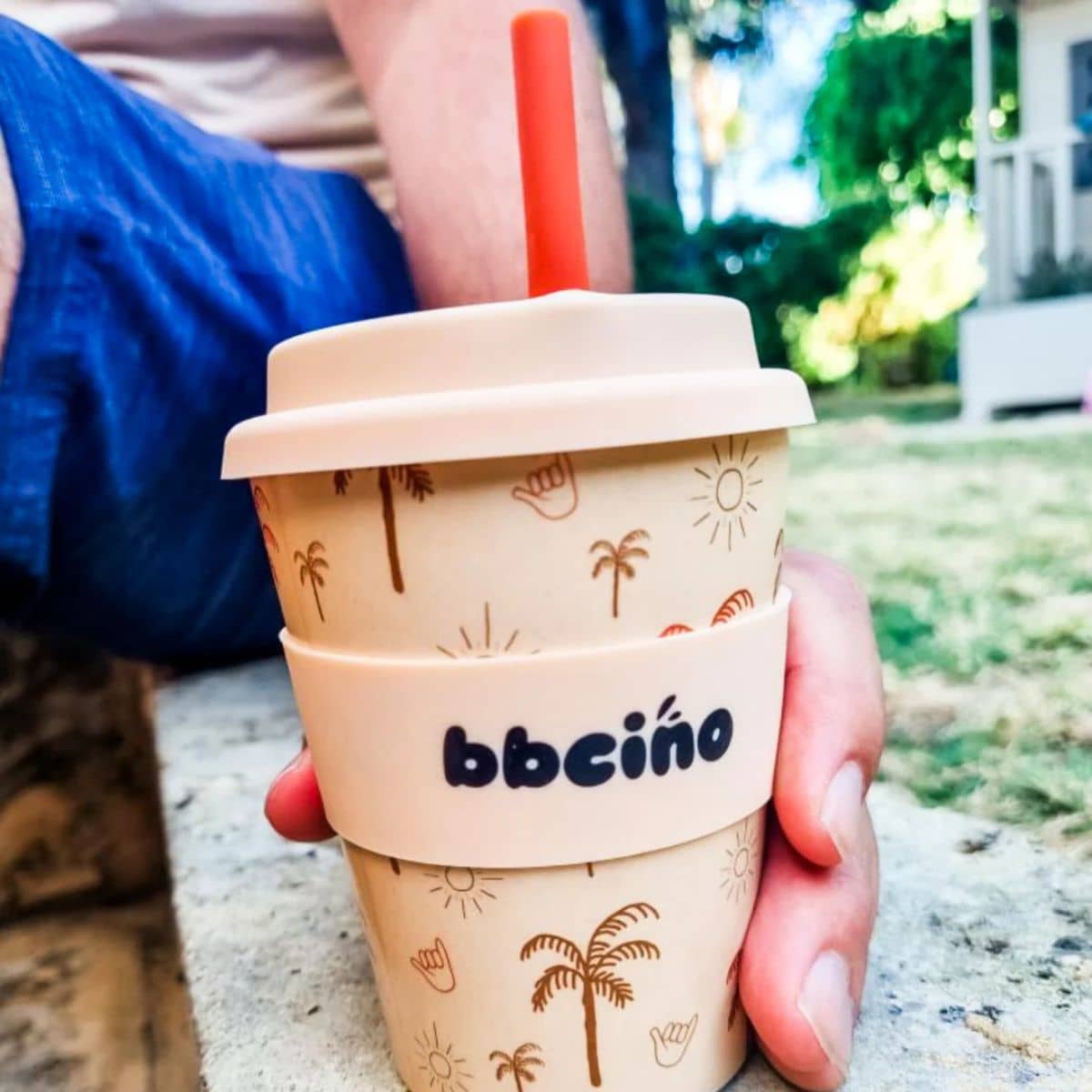 BBcino Reusable Cup - 350ml BiggieCino - Oasis - Image 3