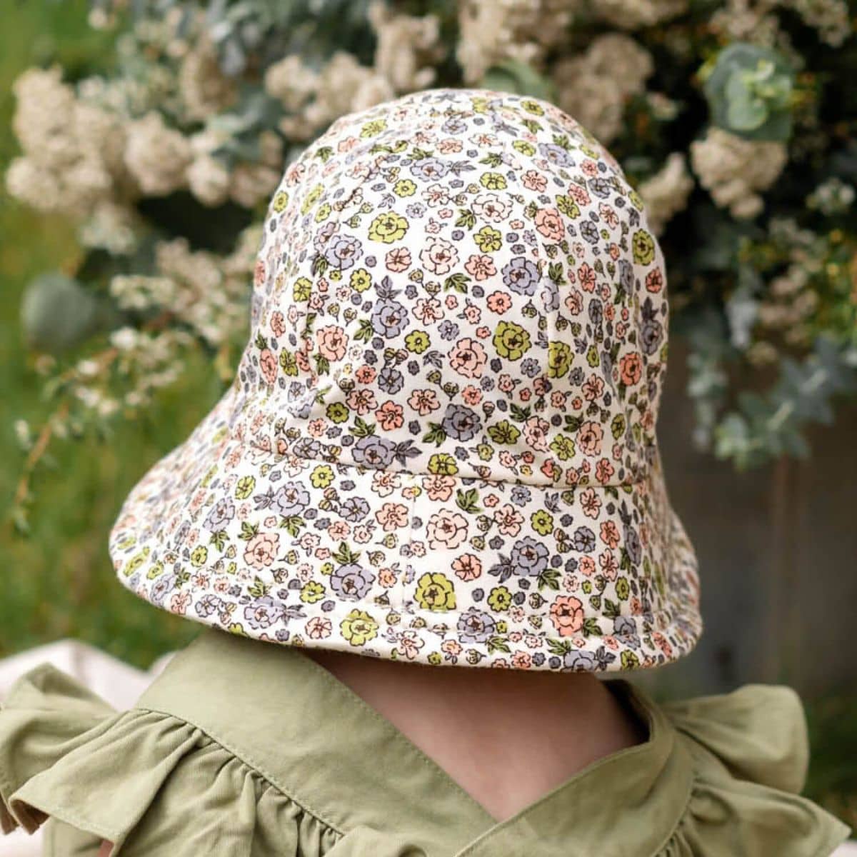 Bedhead Baby Bucket Hat with Strap - Limited Edition - Floret - Image 4