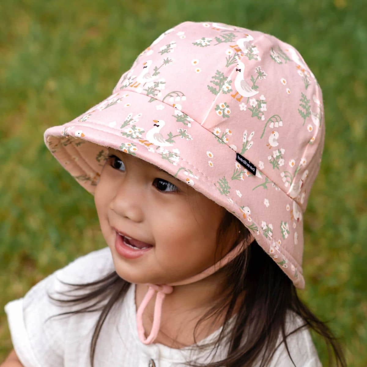 Bedhead Baby Bucket Hat with Strap - Limited Edition - Quackers - Image 3