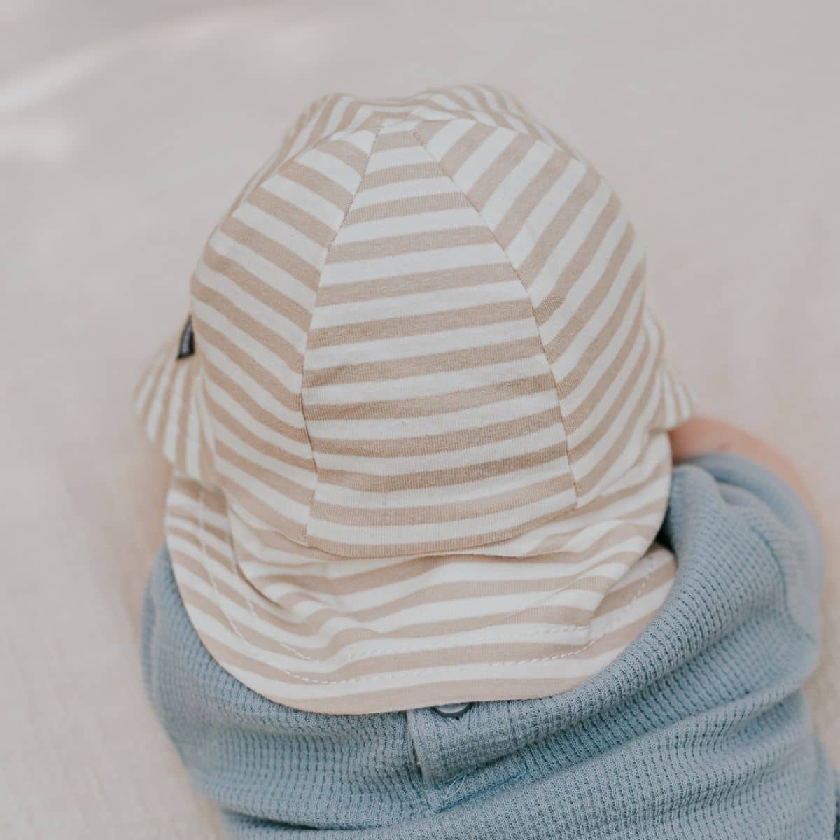 Bedhead Legionnaire Hat with Strap - Limited Edition - Natural Stripe - Image 4