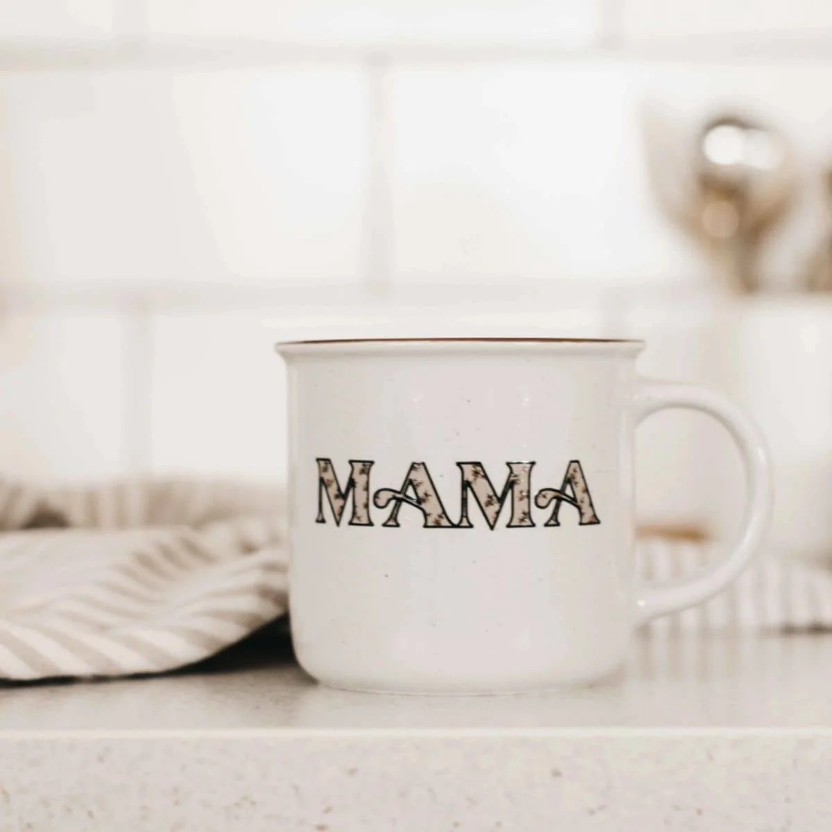 Bencer & Hazelnut Ceramic Mug - Mama - Image 2
