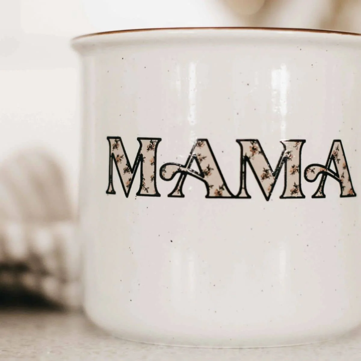 Bencer & Hazelnut Ceramic Mug - Mama - Image 3
