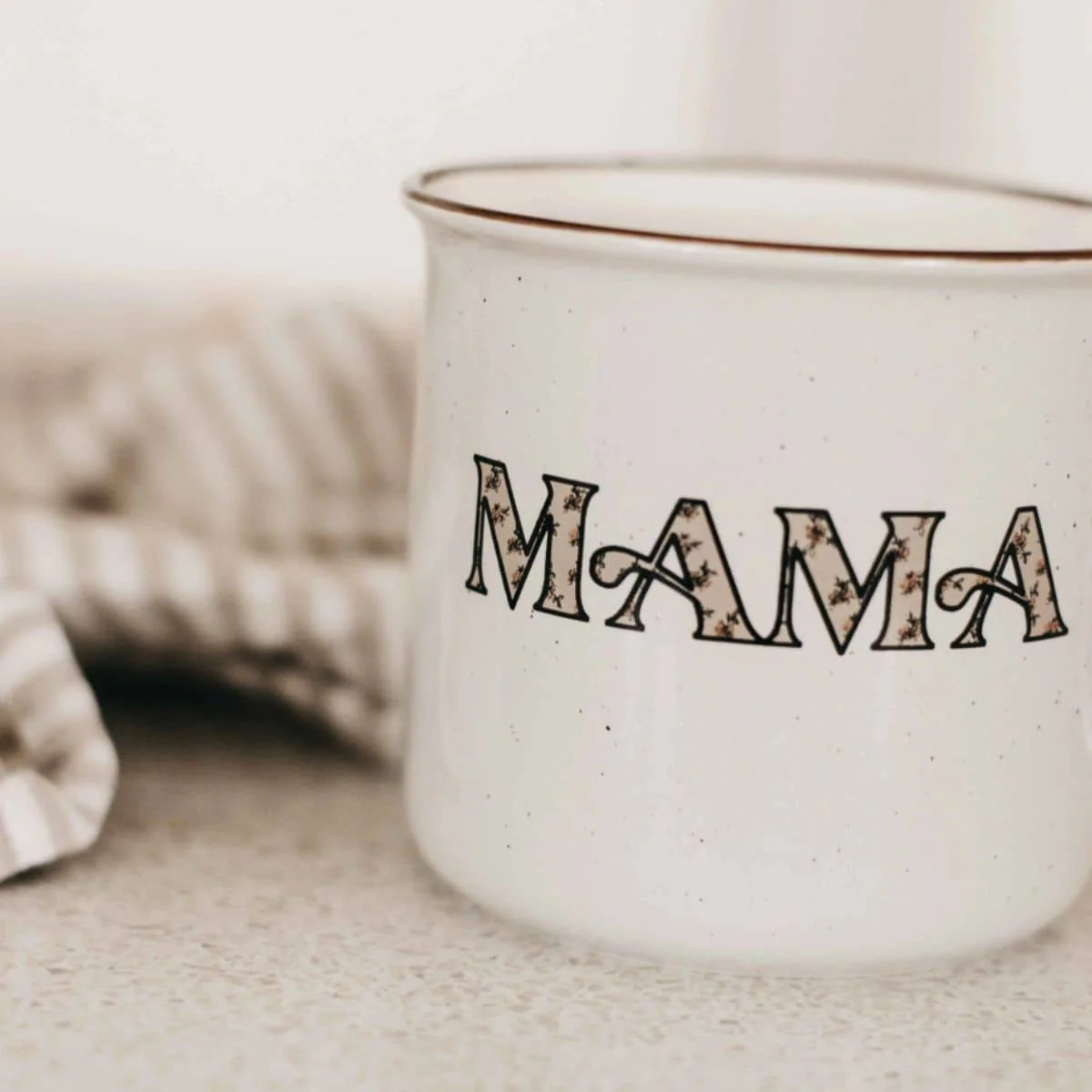 Bencer & Hazelnut Ceramic Mug - Mama - Image 5