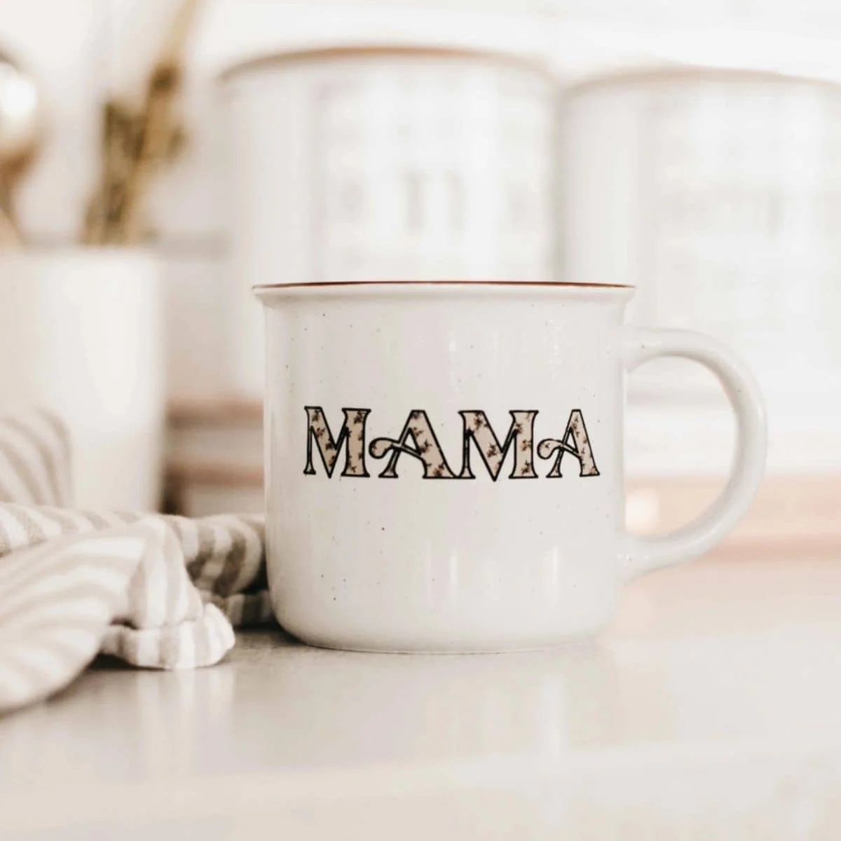 Bencer & Hazelnut Ceramic Mug - Mama - Image 6