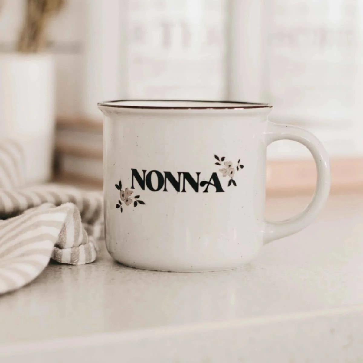 Bencer & Hazelnut Ceramic Mug - Nonna - Image 2