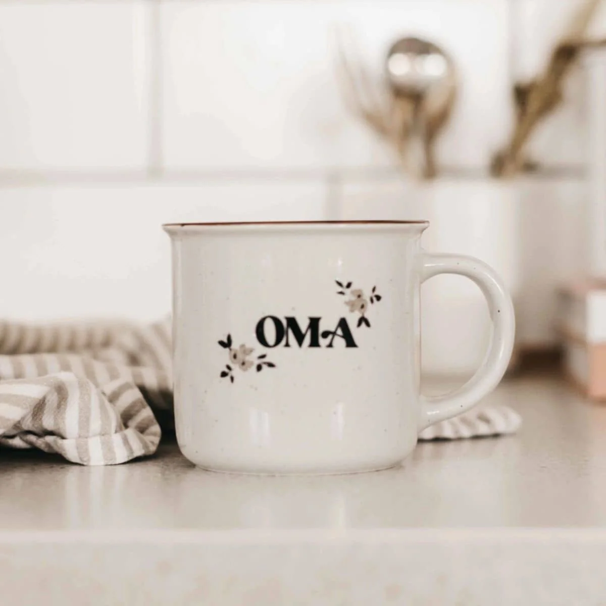 Bencer & Hazelnut Ceramic Mug - Oma - Image 3