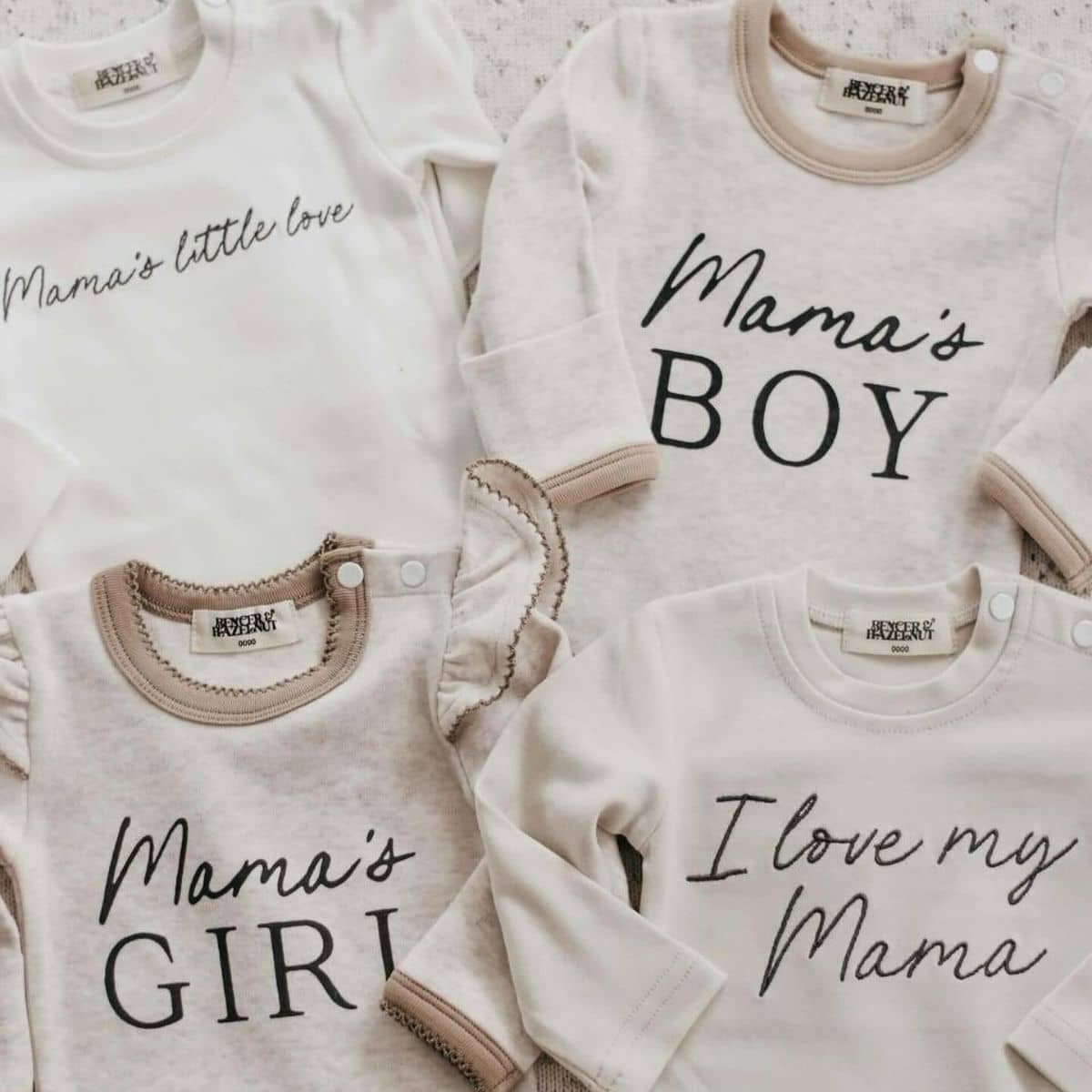 Bencer & Hazelnut Long Sleeve Bodysuit - Mama's Little Love - Image 4