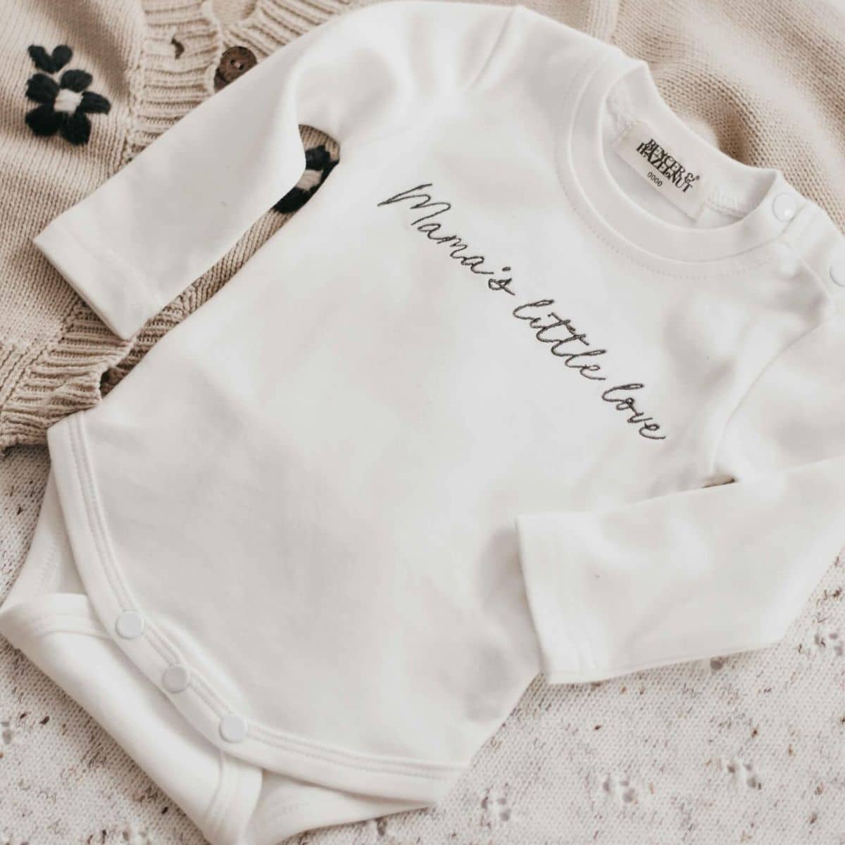 Bencer & Hazelnut Long Sleeve Bodysuit - Mama's Little Love - Image 5