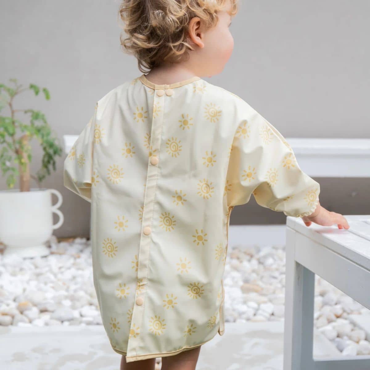Besbubs Waterproof Food + Play Smock Bib - Sunshine - Image 5