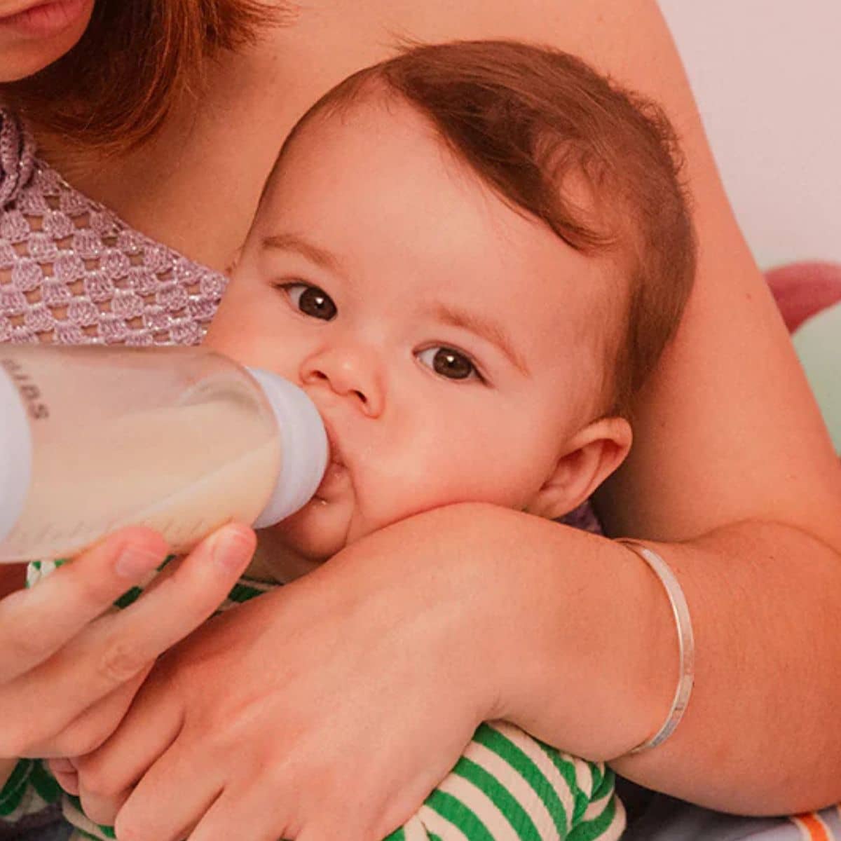 BIBS Baby Glass Bottle Set - Latex Teat - 120ml - Image 3