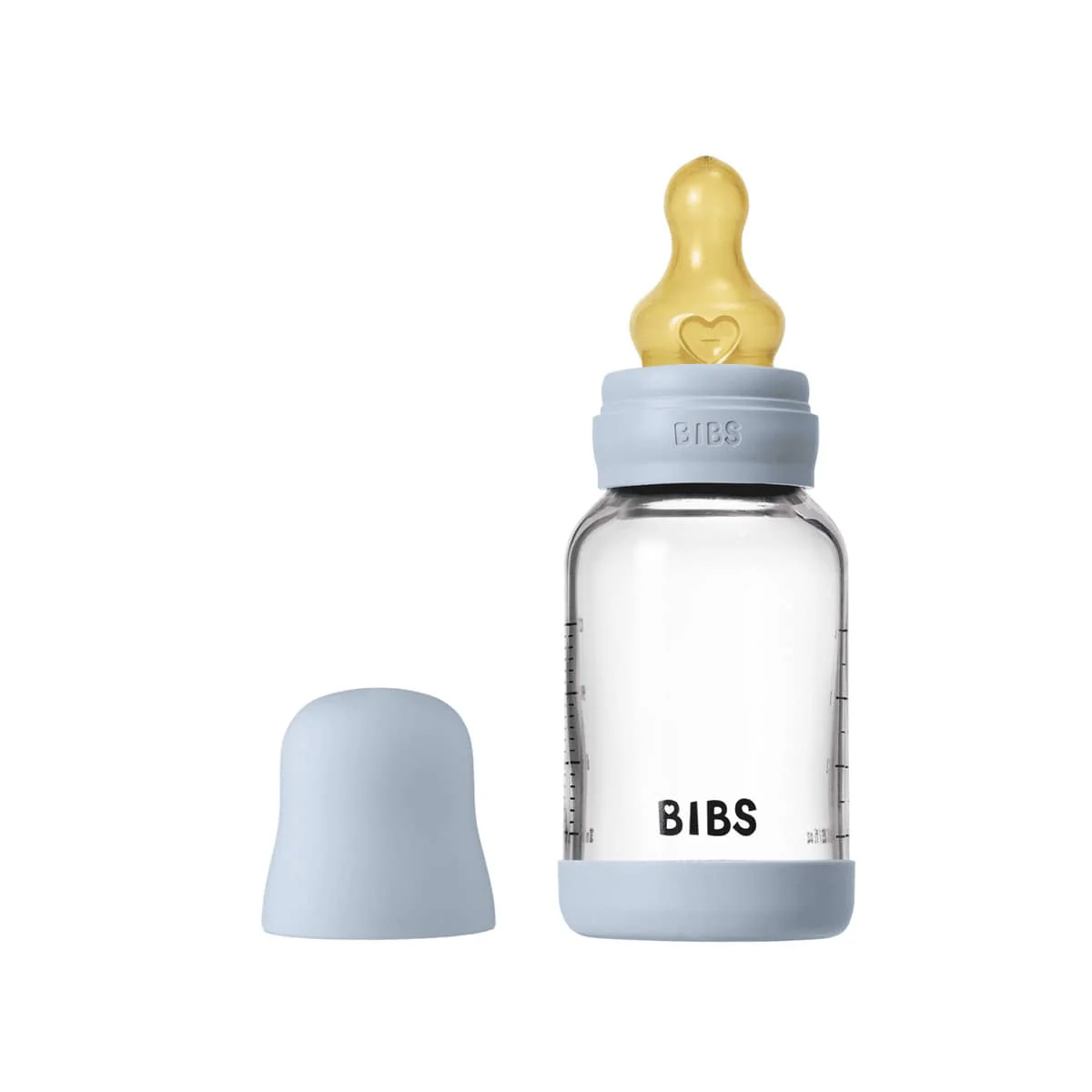 BIBS Baby Glass Bottle Set - Latex Teat - 120ml - Image 4