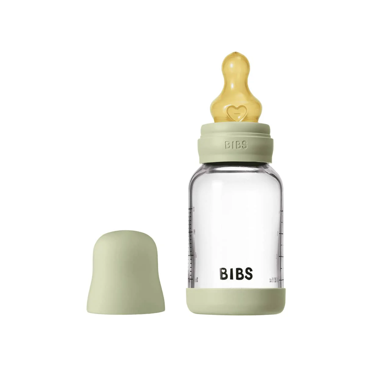 BIBS Baby Glass Bottle Set - Latex Teat - 120ml - Image 5