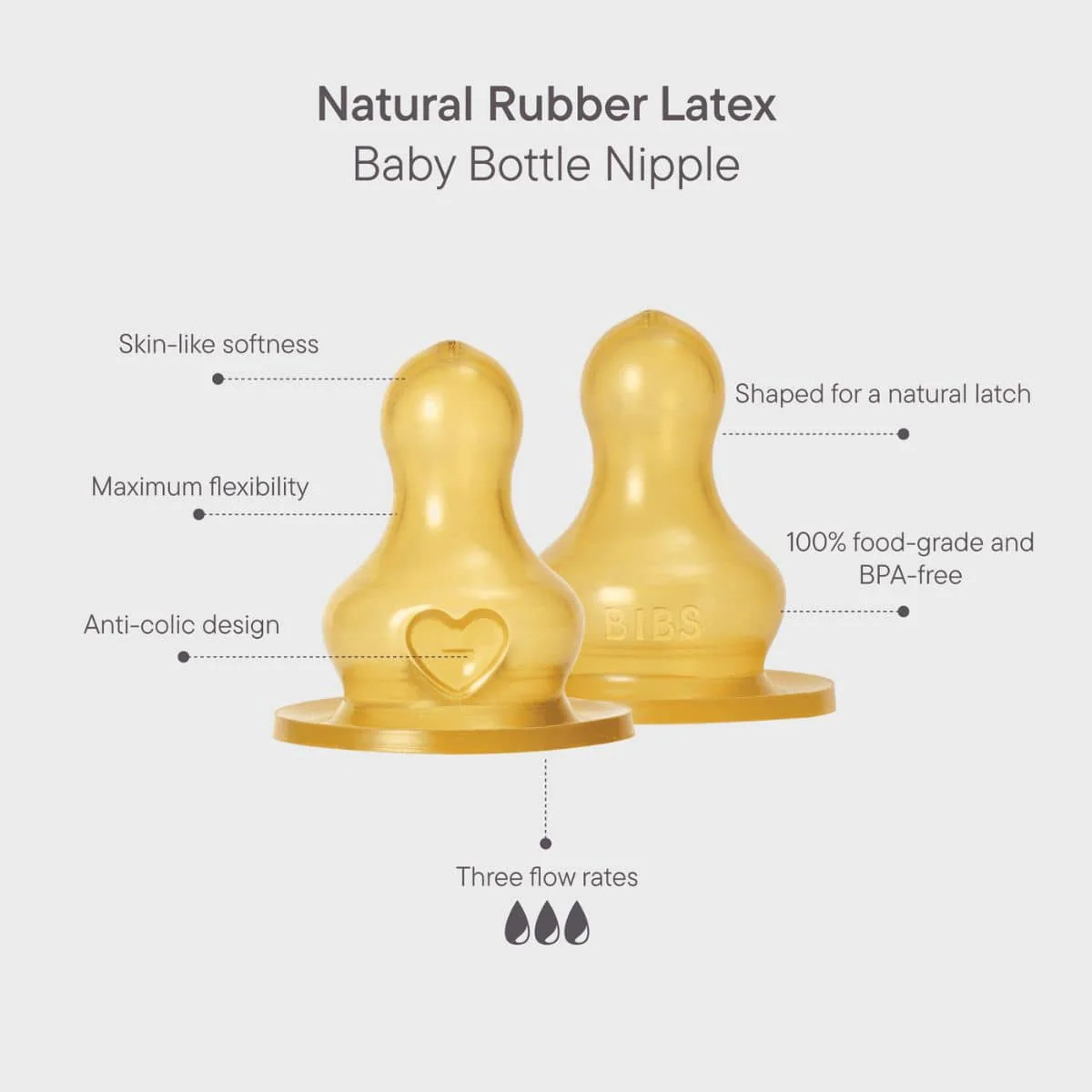 BIBS Baby PP Bottle - Latex Teat - 270ml - Image 5