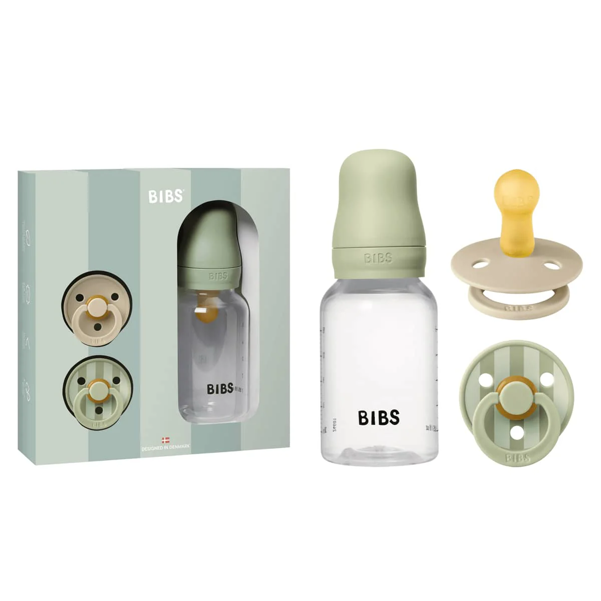 BIBS Baby Sprinkle Gift Set - Sage - Image 3
