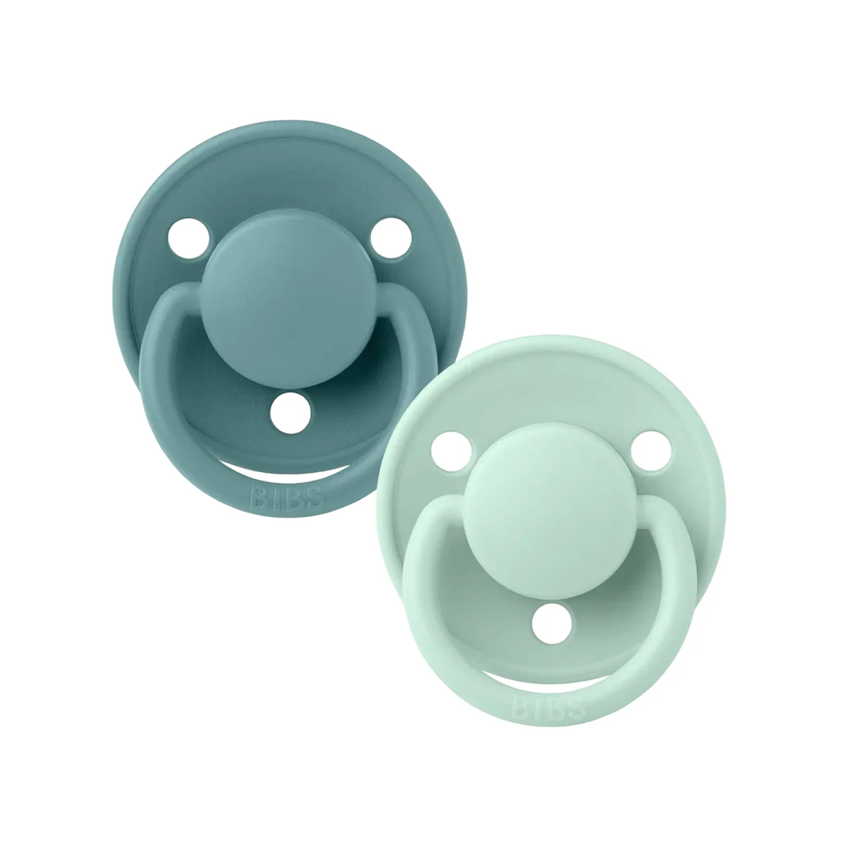 BIBS De Lux Dummies - Round | One Size | Silicone - Image 12