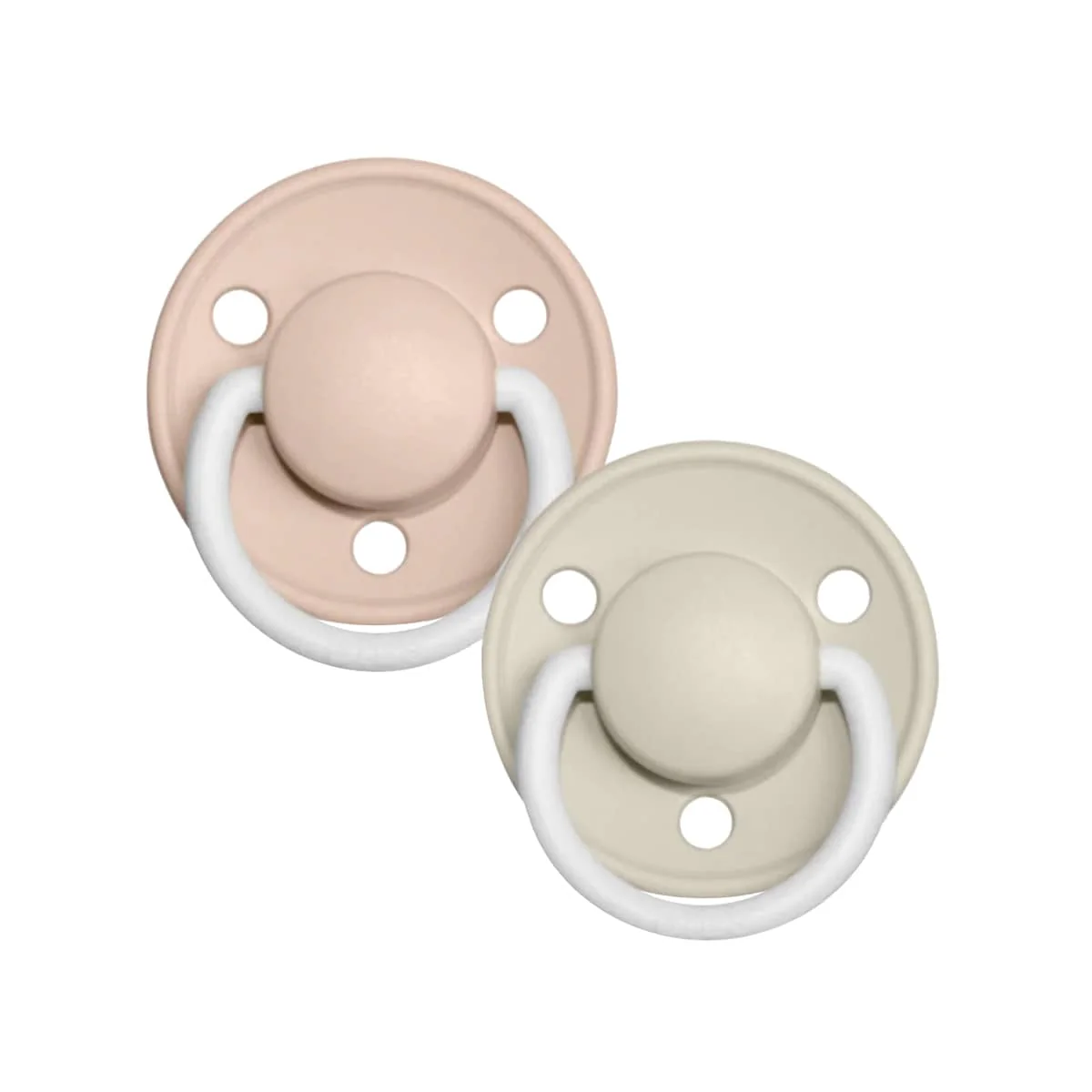 BIBS De Lux Dummies - Round | One Size | Silicone Night - Image 4