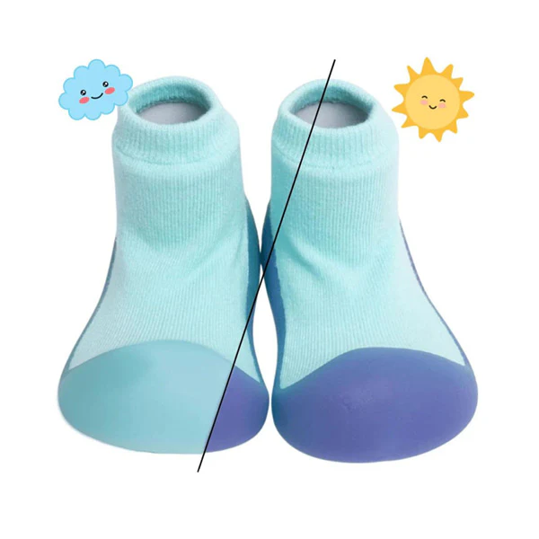 BigToes First Walker Shoes - Chameleon - Mute Sky Blue - Image 3