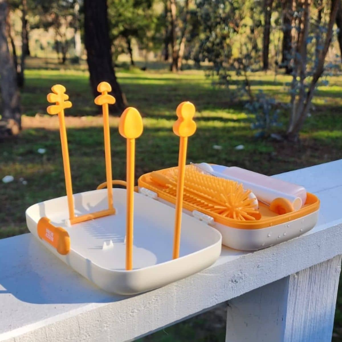 Bizzy Bubs - The Jetsetter - Compact Cleaning Kit - Mango - Image 2