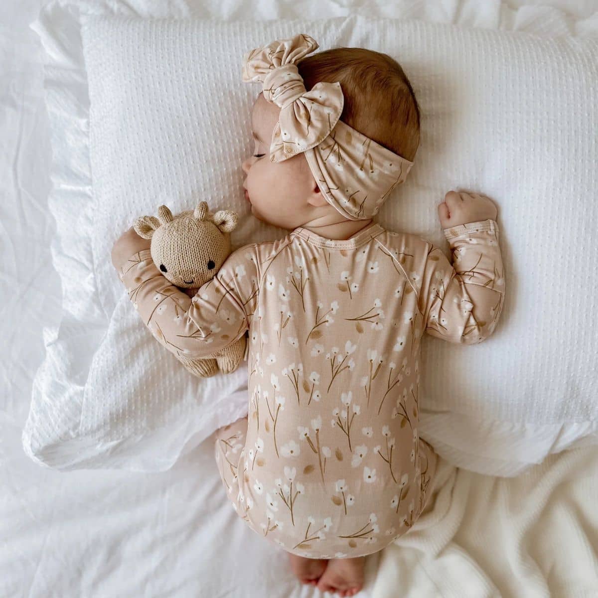 Blossom & Pear Bamboo Growsuit - Blushing Blooms - 0 to 3 Months - Image 3