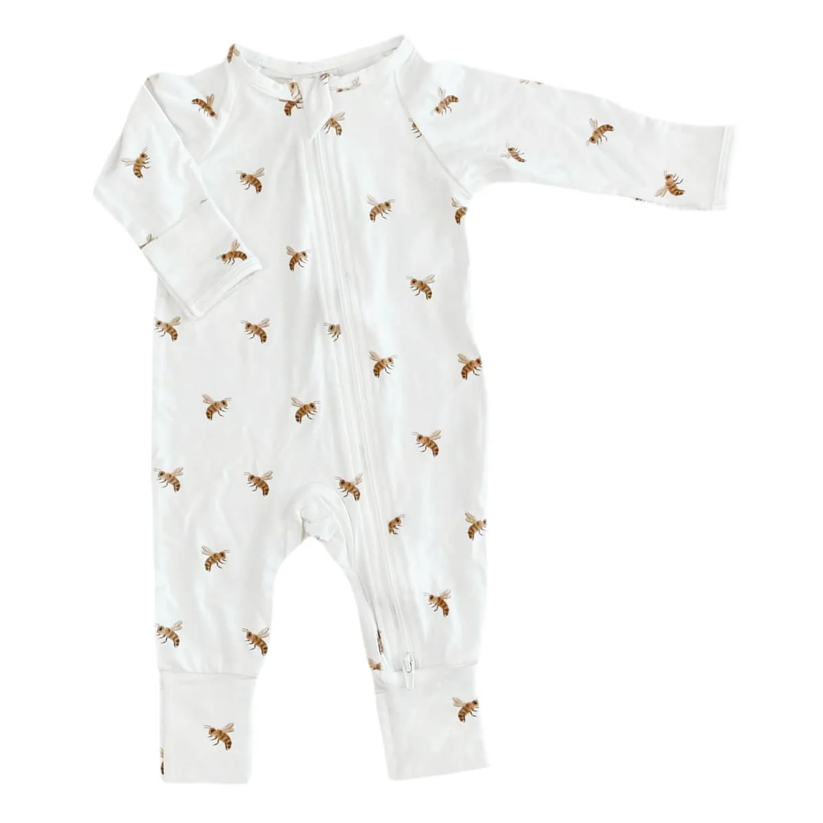 Blossom & Pear Bamboo Growsuit - Honey Bee