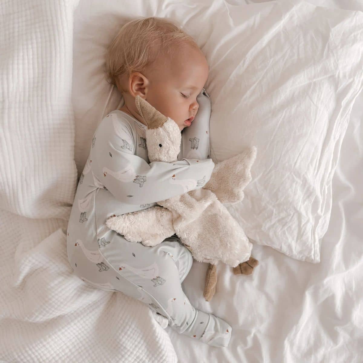 Blossom & Pear Bamboo Growsuit - Puddle Duck - 0 to 3 Months - Image 2