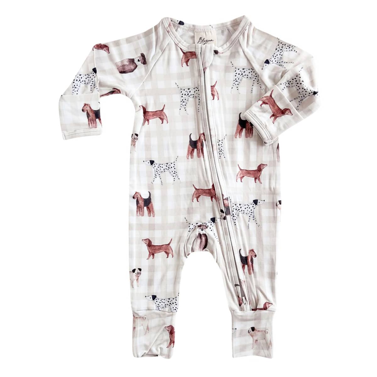Blossom & Pear Bamboo Growsuit - Puppy Picnic